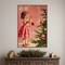 Girl With Baubles by Pictufy Studio 23-in. W x 33-in. H. Canvas Wall Art Print Framed
